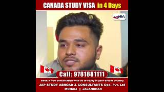 JAP STUDY ABROAD CANADA VISA IN 4 DAYS SUCCESS STORY story studyvisa success canada