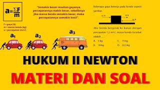 HUKUM II NEWTON KELAS 8 || SOAL HUKUM II NEWTON || Percepatan benda || materi hukum newton