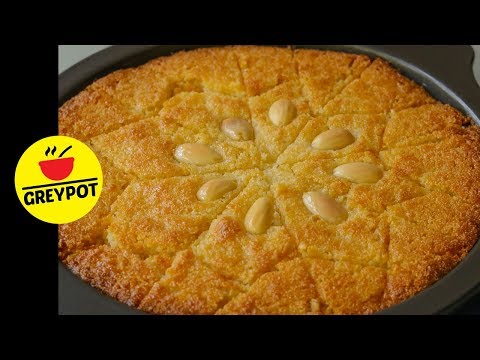 eggless-basbousa-recipe-|-semolina-cake-recipe-|-4-ingredient-cake-recipe