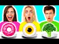 EATING ONLY ONE COLORED FOOD FOR 24 HOURS CHALLENGE by BooBoom