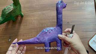 Dinosaur 3D Model Dinosaur Model With Chart Paper How To Make Dinosaur Model Dinosaur Puppet