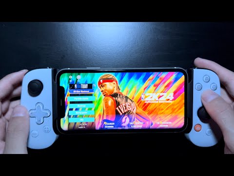 NBA 2K24 Arcade Edition (Apple Arcade) Backbone One Gameplay - YouTube
