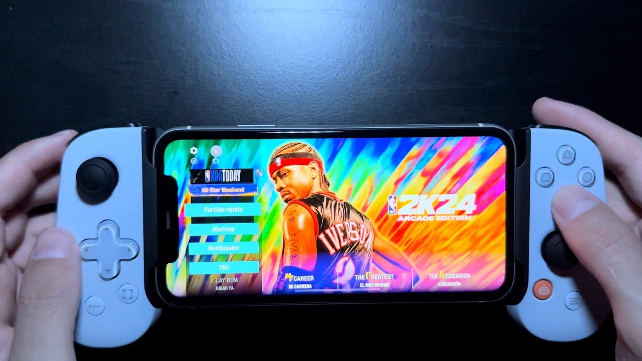 NBA 2K24 Arcade Edition (Apple Arcade) Backbone One Gameplay - YouTube