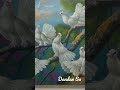 lukisan burung merpati / pigeon painting by Dandan SA #Shorts #Painting #top  #viral