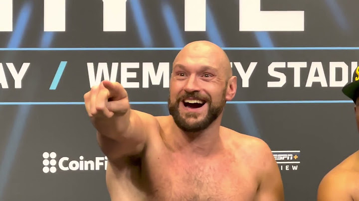 TYSON FURY REACTS TO MASSIVE KO WIN IN POST FIGHT PRESS CONFERENCE