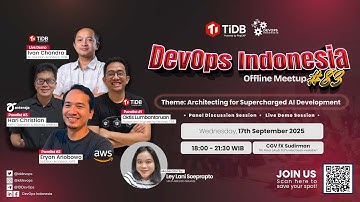 #83 DevOps Indonesia Offline Meetup with TiDB, AWS and Anteraja