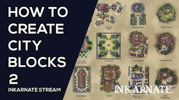 How to Create City Blocks 2 | Inkarnate Stream