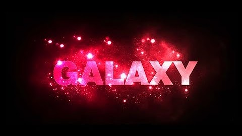 PhotoShop CS6 Tutorial | Text effect - GALAXY FONT design tutorial | NO GRAPHICS CARD NEED |