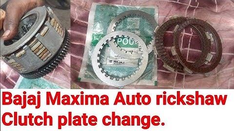 Bajaj Maxima auto rickshaw Clutch plate change.