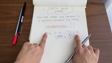 How to Check your ANSWER to a division problem