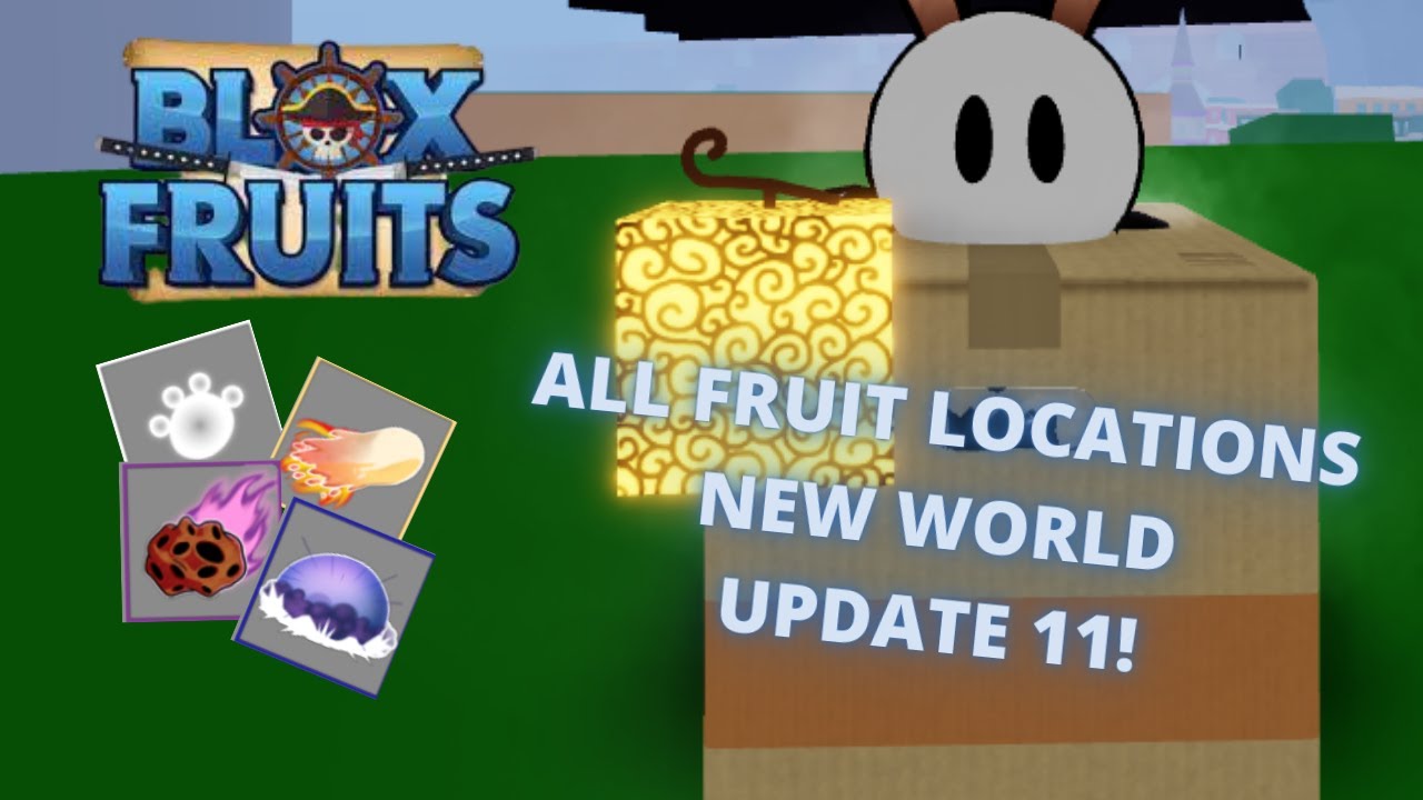 Blox Fruits All Fruit Locations New World/Second Sea! (UPDATE 11) 