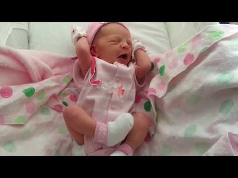 Newborn Baby Girl Early Wake Up & Stretching