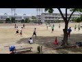 20160508青山中ハンドボール　ゲーム　トリプルポスト