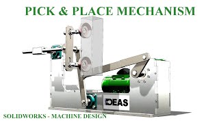 PICK & PLACE MECHANISM   #solidworks, #design, #pick&place, #motor,#mechanism