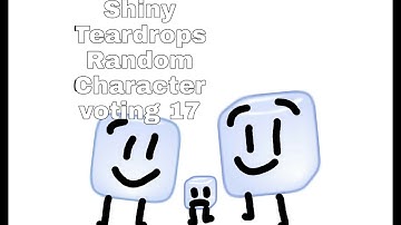 Shiny Teardrops Random Character Voting 17