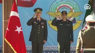 استقبال رسمی از رئیس ستاد مشترک ارتش ترکیه در ایران