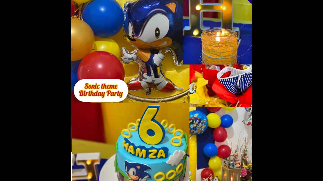 Sonic the Hedgehog  Sonic, Sonic birthday, Sonic party