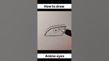 Easy Anime Eye Tutorial! Manga Style👀