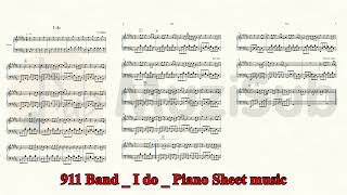 911 Band - I do - Piano Sheet music