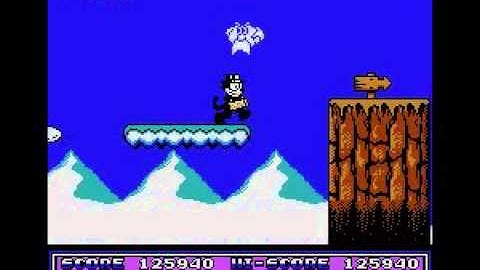 Felix the Cat (Nes). Round 3 - 2. Walkthrough