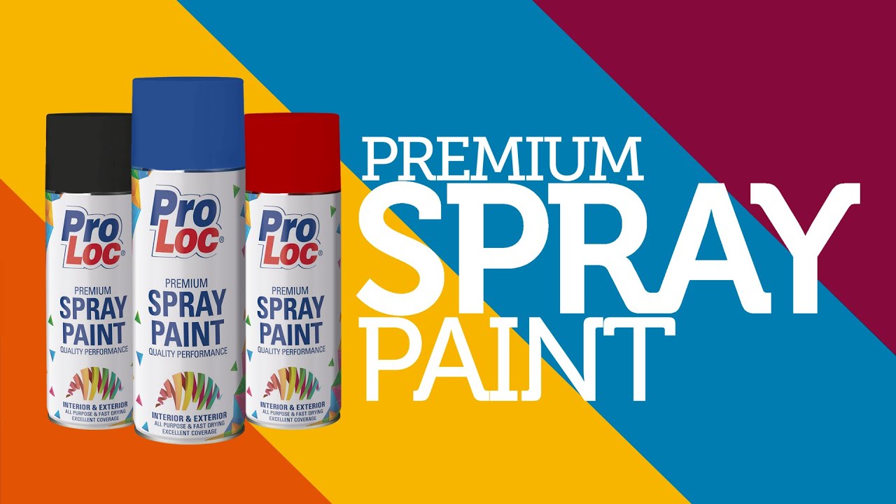 Proloc Premium Spray Paint - YouTube