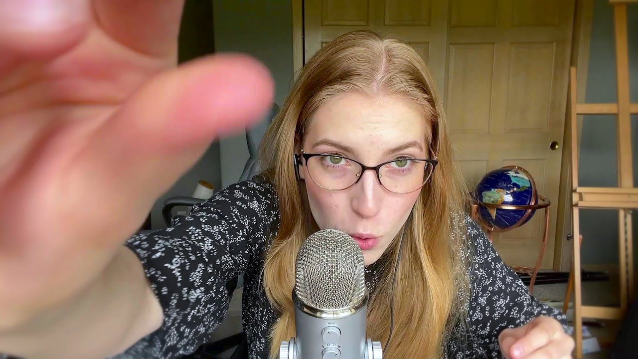 Mouth Sounds while Plucking Away your Negative Energy ASMR