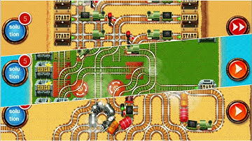 Rail Maze 2 Brain Testing Gameplay - Train Puzzle Game - Android Gameplay #123