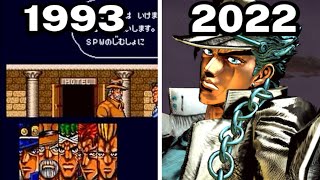 Graphical Evolution of JoJo&#39;s Bizarre Adventure Games (1993-2022)