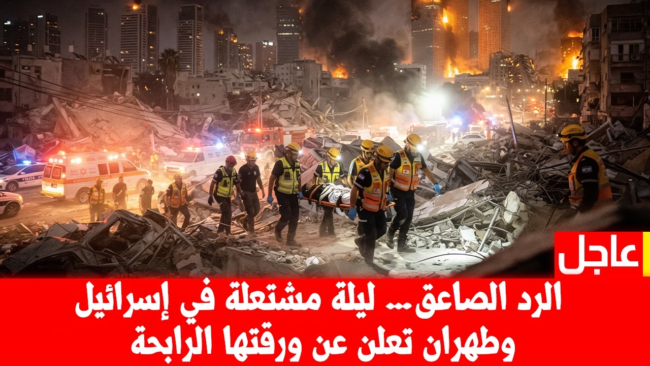 🔴 بث مباشر : الليلة الأخيرة… إنهيار الدفاعات الإسرائيلية هل حسمت طهران المعركة بورقتها الرابحة؟