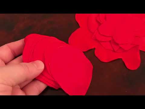 Handmade flower tutorial 🌺🌺🌺Как сделать цветы из ткани 🌺🌺👌🏻