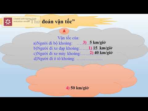 Lớp 5 - Toán - Bài: Vận tốc (tiết 5)