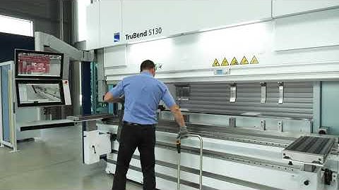 TRUMPF Bending: TruBend - Part Indicator