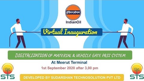 STSPL Solutions |  DIGITILIZATION OF MATERIAL GATE PASS SYSTEM | INAUGURATION | IOCL