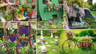 Unusual outdoor garden decoration ideas for house