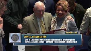 SOUTHFIELD CITY COUNCIL MEETING - DECEMBER 16th, 2019