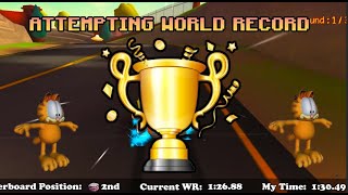 Garfield Kart | Attempting World Record On Caskou Park