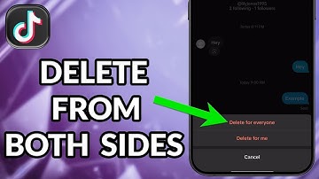 How To Delete TikTok Messages From Both Sides