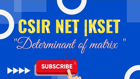 CSIR NET|KSET mathematical sciences #linear algebra