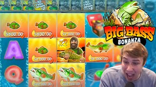 BIG BASS BONANZA SLOT BONUSES WONT STOP PAYING!