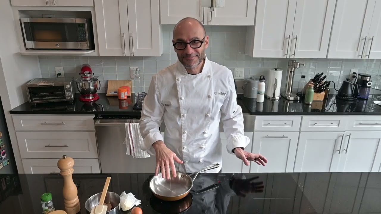 Fried Egg in a Stainless Steel Skillet!