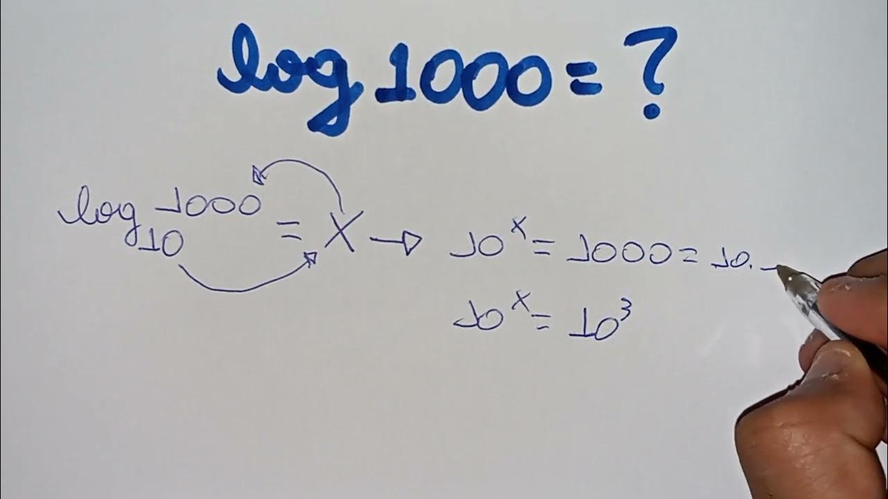 Log 1000 logaritmo como calcular youtube