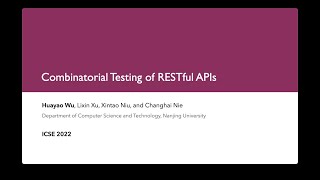 Celebrity Combinatorial Testing of RESTful APIs Profile