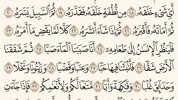 سورة عبس ـ سعود الشريم Surat Abasa