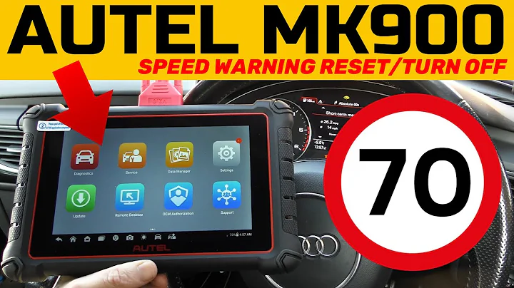Autel MK900 Turn Off or Change Speed Warning on Dashboard of VW Audi Seat Skoda