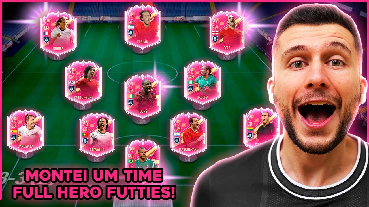 MONTEI UM TIME FULL HERO FUTTIES E FICOU UM TIME BUGADASSO!! FIFA 23 - ULTIMATE TEAM