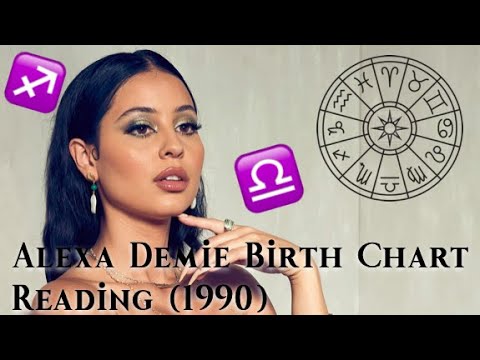 ALEXA DEMIE'S BIRTH CHART READING- 1990 Birth Day (Updated YEAR) - YouTube