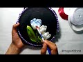 Ribbon embroidery Tulips - Silk Ribbon - Satin Ribbon [Hướng dẫn thêu hoa ruy băng]