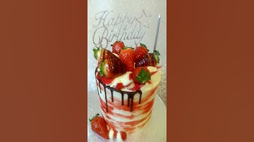 Raspberry Ripple Drip Cake