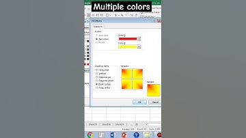 multiple colors #excel #reelsvideo #viral_video #colors #pc #exceltricks #ytviral #ytstudio