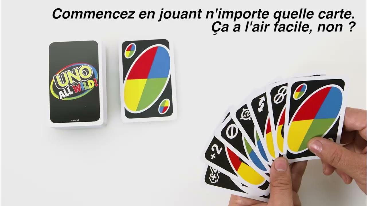 AD: Comment jouer au UNO ALL WILD ? 